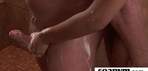  a very hot soapy massage and a hard fucking 17